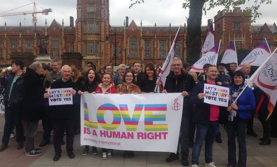 Amnesty In Ireland Same Sex Marriage Call At Belfast