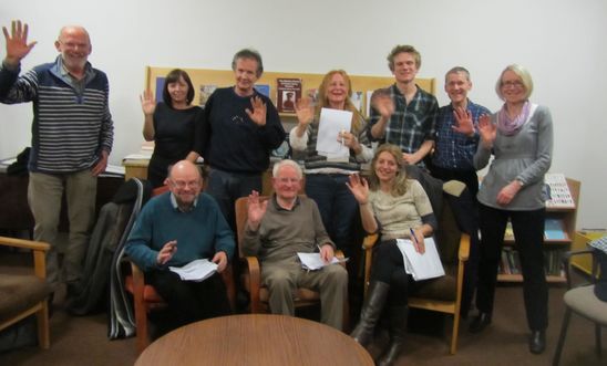 Members of the York local group say "Hello" Members of the York local group say "Hello"