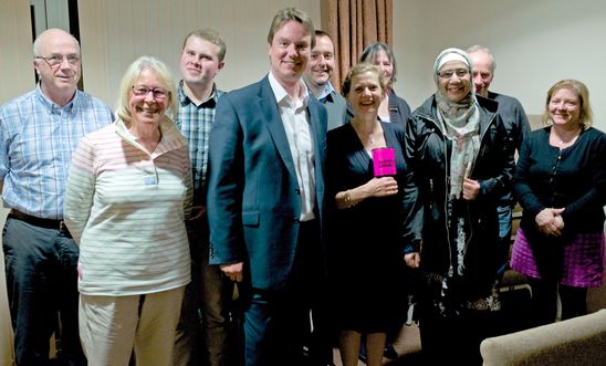 Jonathan Lord at the Woking meeting Jonathan Lord at the Woking meeting
