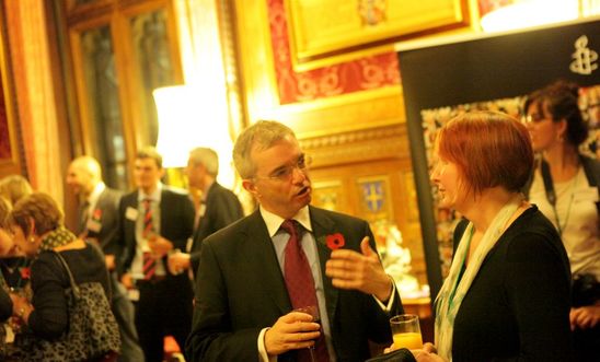 Mark Menzies MP and Karen Merritt discuss the Afghan Women's Rights Campaign Mark Menzies MP and Karen Merritt discuss the Afghan Women's Rights Campaign