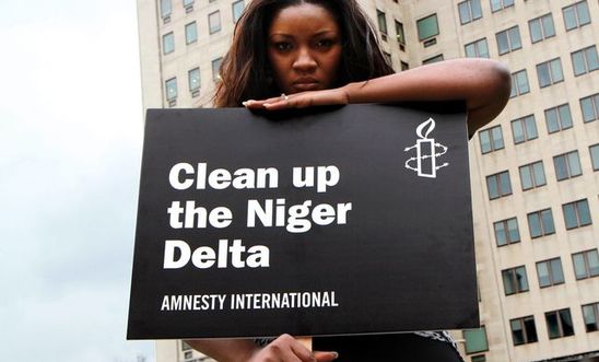 Omotola Jalade Ekeinde supports Amnesty's call to clean up the Niger Delta
