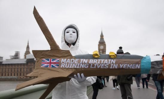 Arms trade protest photo