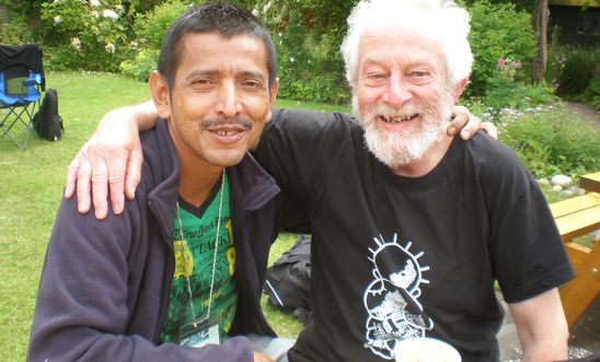 Meeting with leader of the the Peace Community of San Jose de Apartado, 07/2015. Meeting with leader of the the Peace Community of San Jose de Apartado, 07/2015.