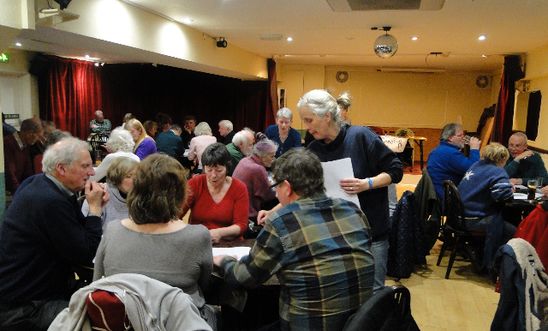 Scene at the 2015 quiz Scene at the 2015 quiz
