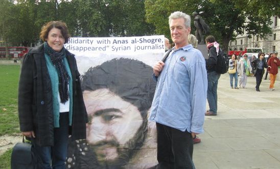 Rally for Anas al Shorge, 24 October 2013, London. Rally for Anas al Shorge, 24 October 2013, London.
