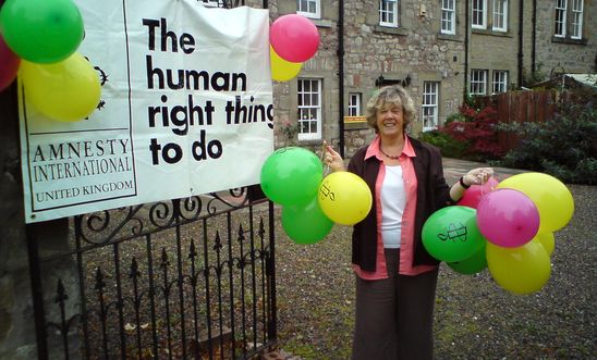 Booksale at St James' Fair, Kelso Borders Amnesty Group