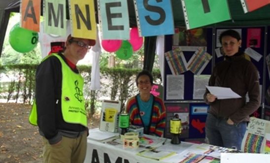 Swindon and Marlborough Amnesty Group at Swindon Pride 2011 Swindon and Marlborough Amnesty Group at Swindon Pride 2011