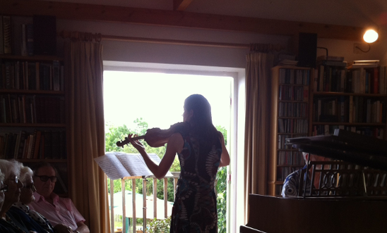 J. Briefjes (violin) & S. Marlow (piano), Hinxworth Concert 2015 J. Briefjes (violin) & S. Marlow (piano), Hinxworth Concert 2015