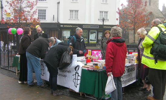 Greetings Card Campaign Stall Abingdon Greetings Card Campaign November 2011 Abingdon