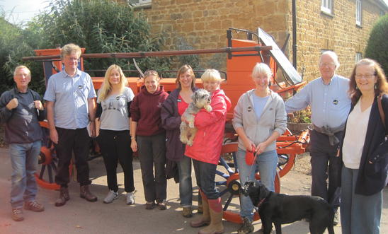 Group before the walk Group before the walk