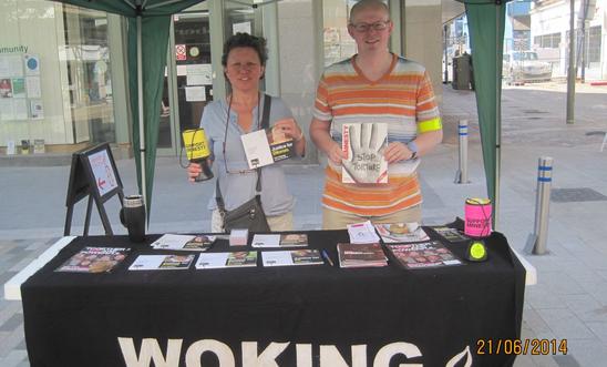 Amnesty stall Amnesty stall
