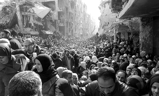 Yarmouk refugee camp, Syria Yarmouk refugee camp, Syria
