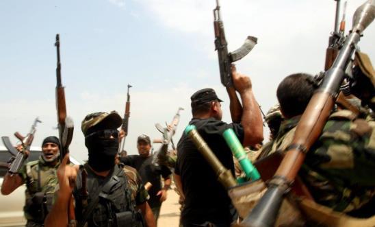 Shiite Muslim fighters Shiite Muslim fighters
