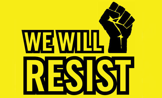 We will resist We will resist