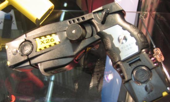 Picture of a taser. Picture of a taser.