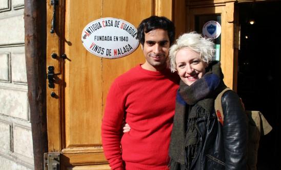 Indi Bachada with partner Ashley Beaumont-Thomas Indi Bachada with partner Ashley Beaumont-Thomas
