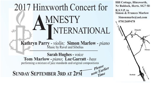 Part of poster for Hinxworth Concert 2017 Part of poster for Hinxworth Concert 2017