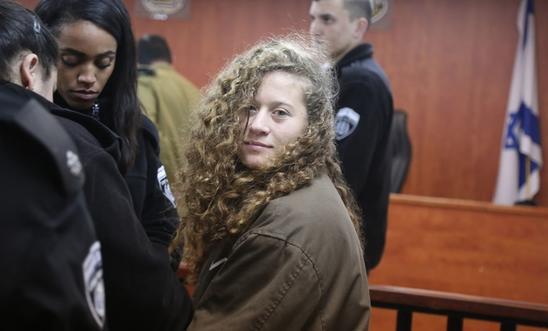 Ahed Tamimi in court Ahed Tamimi in court