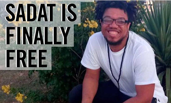 Sadat is finally free Sadat is finally free