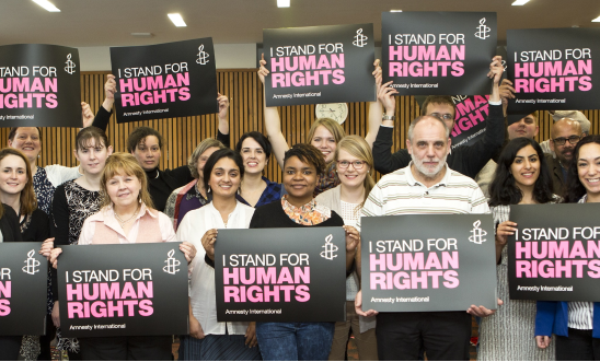I stand for human rights I stand for human rights