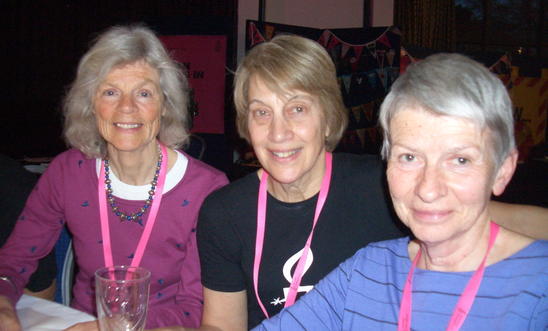 Three members of the Minehead Group at the AIUK AGM Three members of the Minehead Group at the AIUK AGM
