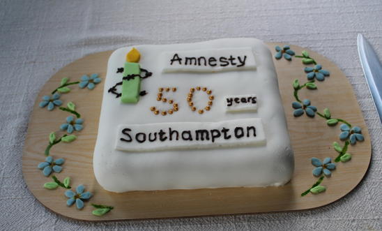 The group was 50 in 2014. This was our birthday cake. The group was 50 in 2014. This was our birthday cake.