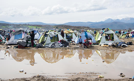 Refugees trapped in Greece Refugees trapped in Greece