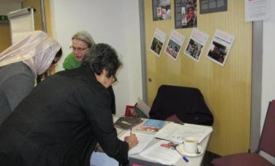 Amnesty stall Amnesty stall