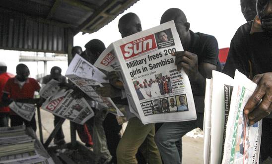 Nigeria kidnapped women and girls freed - EPA pic Nigeria kidnapped women and girls freed - EPA pic