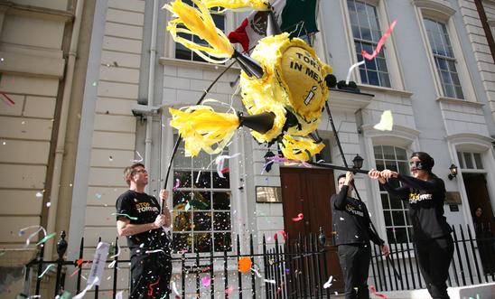 Amnesty at the Mexican embassy Amnesty at the Mexican embassy