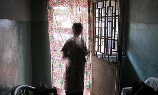 A woman in shadow A woman in shadow