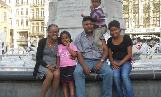 Andargachew Tsege with family in London Andargachew Tsege with family in London