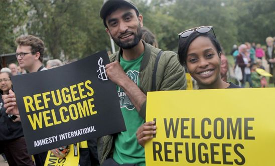 We stand with refugees We stand with refugees