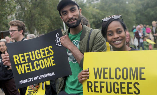 We stand with refugees We stand with refugees