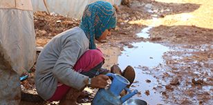 Child in IDP camp, Syria