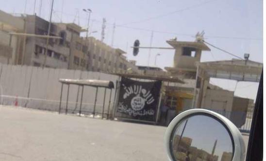 ISIS flag on display in Mosul earlier this month ISIS flag on display in Mosul earlier this month