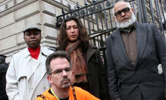 Dr David Nicholl outside Downing Street in 2005 Dr David Nicholl outside Downing Street in 2005