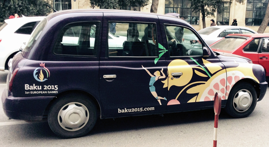 A taxi in Baku C. Naomi Westland/Amnesty International